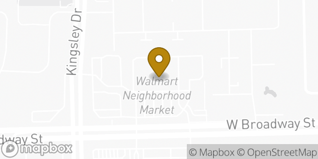 Map showing the location of Walmart Neighborhood Market in Pearland, TX 77584