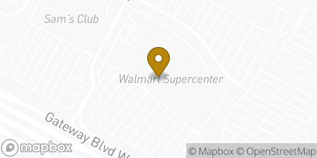 Map showing the location of McDonald's in El Paso, TX 79925