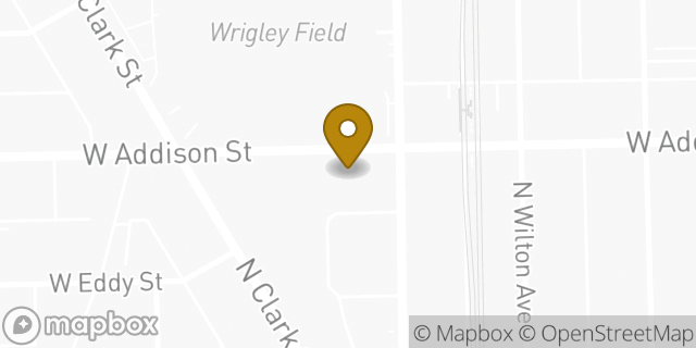 Map showing the location of Starbucks in Chicago, IL 60613