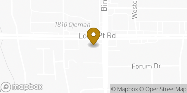 Map showing the location of Coinme in Houston, TX 77055