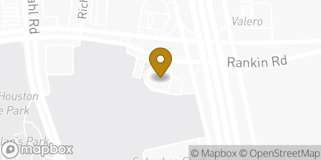Map showing the location of McDonald's in Houston, TX 77090