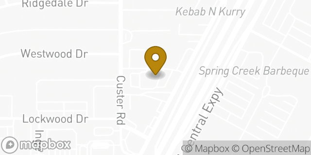 Map showing the location of Hertz in Richardson, TX 75080