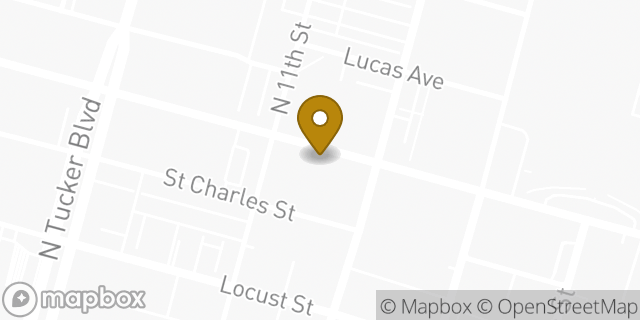 Map showing the location of Grilled Cheese Society in St Louis, MO 63101
