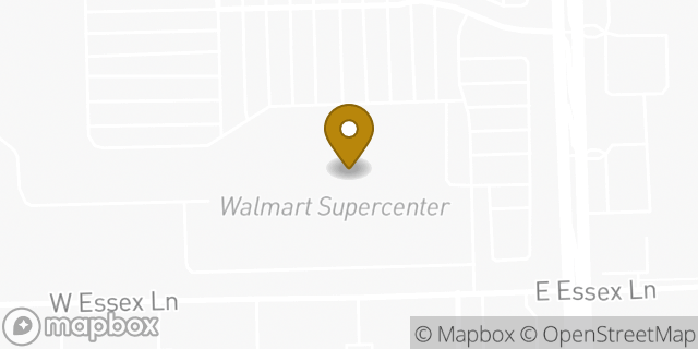 Map showing the location of Walmart in Fort Wayne, IN 46825