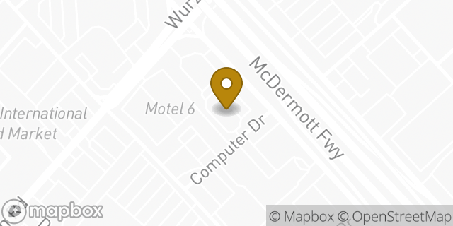 Map showing the location of McDonald's in San Antonio, TX 78230