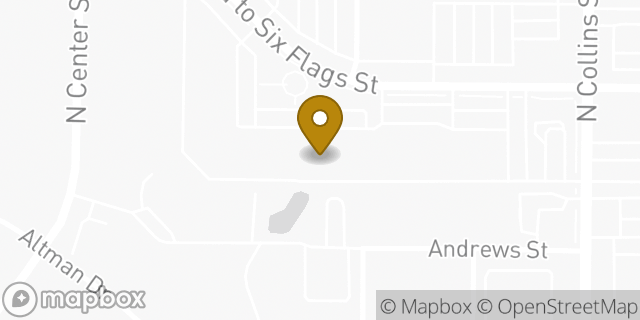 Map showing the location of FedEx ShipSite in Arlington, TX 76011