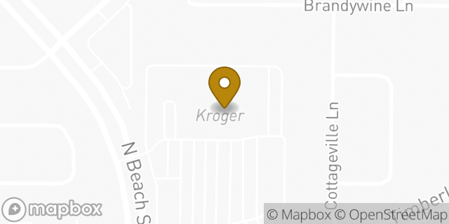 Map showing the location of Kroger in Fort Worth, TX 76244