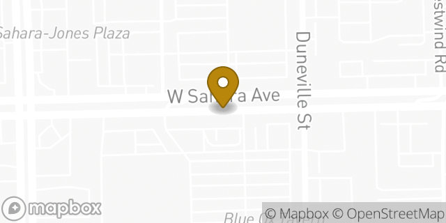 Map showing the location of Las Vegas Sahara Avenue Box Truck Rentals in Las Vegas, NV 89146