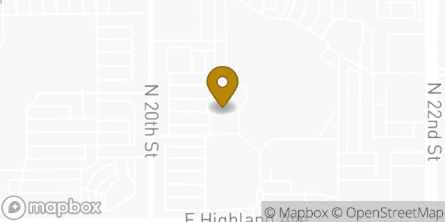 Map showing the location of Trader Joe's in Phoenix, AZ 85016