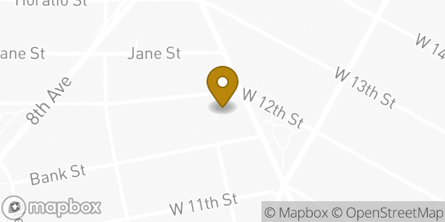 Map showing the location of Equinox Greenwich Avenue in New York, NY 10014