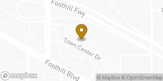 Map showing the location of Starbucks in La Canada Flintridge, CA 91011