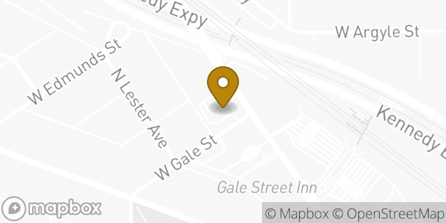 Map showing the location of McDonald's in Chicago, IL 60630