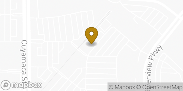 Map showing the location of Chipotle Mexican Grill in Santee, CA 92071