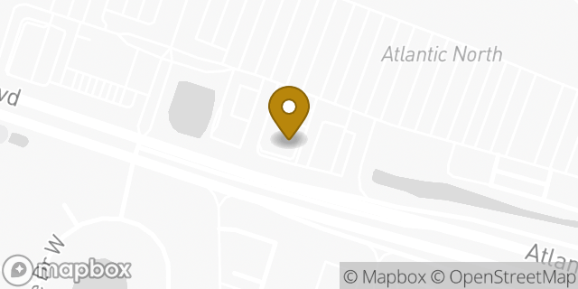 Map showing the location of Chipotle Mexican Grill in Jacksonville, FL 32225