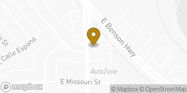 Map showing the location of McDonald's in Tucson, AZ 85714