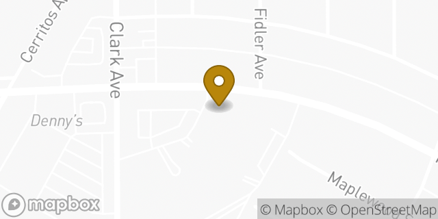 Map showing the location of Citibank in Bellflower, CA
