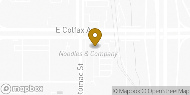 Map showing the location of Chipotle Mexican Grill in Aurora, CO 80011