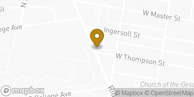 Map showing the location of Amazon Locker - Reid in Philadelphia, PA 19121