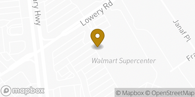 Map showing the location of Subway in Norfolk, VA 23502
