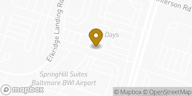 Map showing the location of Chipotle Mexican Grill in Linthicum Heights, MD 21090