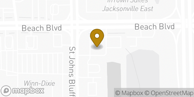 Map showing the location of ATM Walgreens in Jacksonville, FL 32246