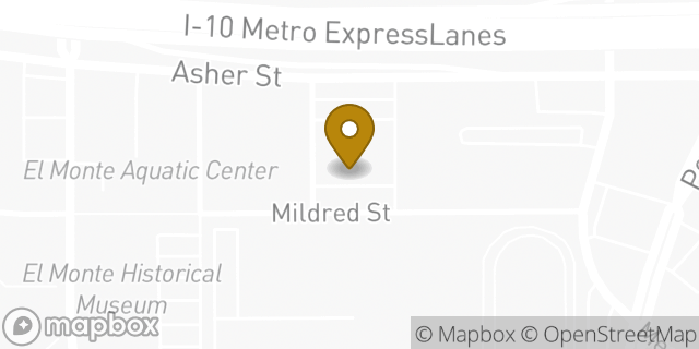 Map showing the location of The Church of Jesus Christ of Latter-day Saints in El Monte, CA 91731