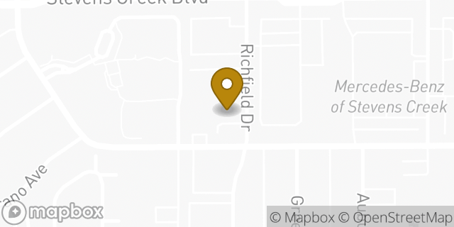 Map showing the location of 7-Eleven in San Jose, CA 95129
