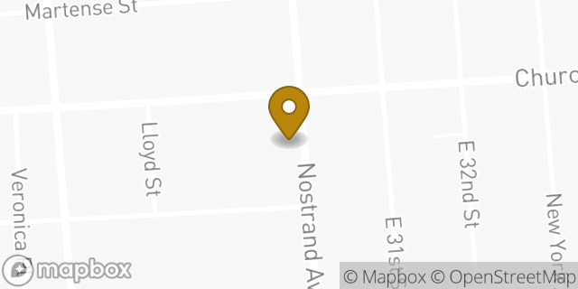 Map showing the location of Chase Bank in Brooklyn, NY 11226