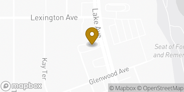 Map showing the location of Dunkin' in Rochester, NY 14613