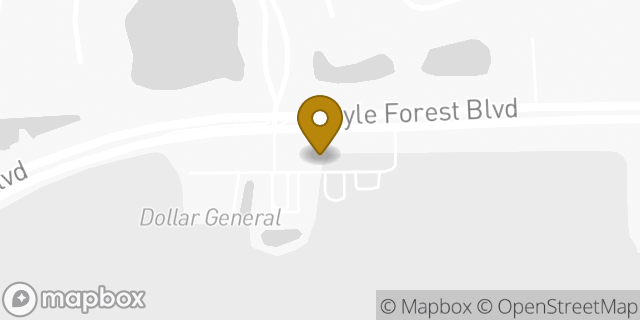 Map showing the location of Argyle Forest in Jacksonville, FL 32244