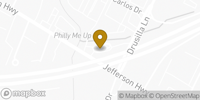 Map showing the location of McDonald's in Baton Rouge, LA 70809