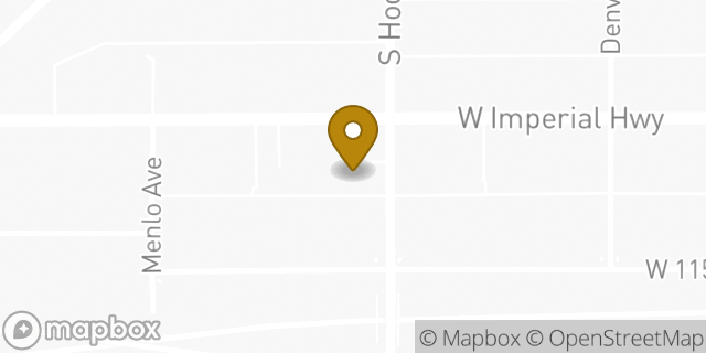Map showing the location of Subway in Los Angeles, CA 90044