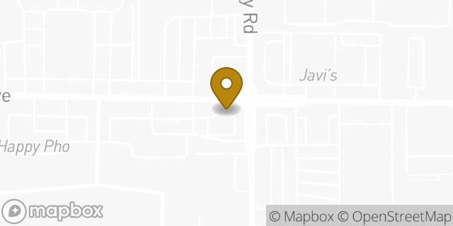 Map showing the location of Dunkin' in Modesto, CA 95350