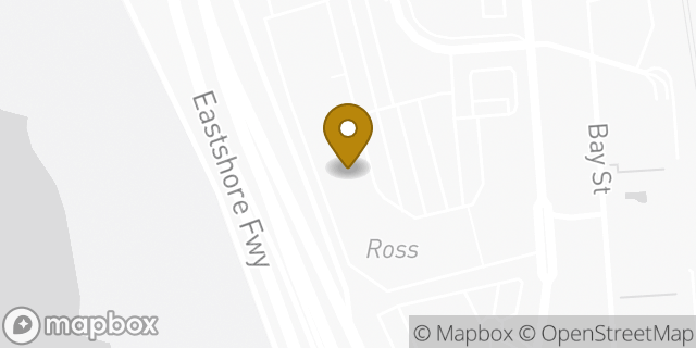 Map showing the location of Chase in Emeryville, CA 94608
