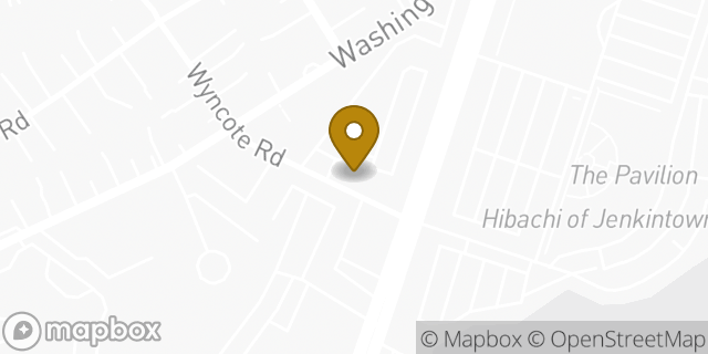 Map showing the location of The UPS Store 3555 in Jenkintown, PA 19046