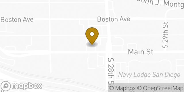 Map showing the location of McDonald's in San Diego, CA 92113
