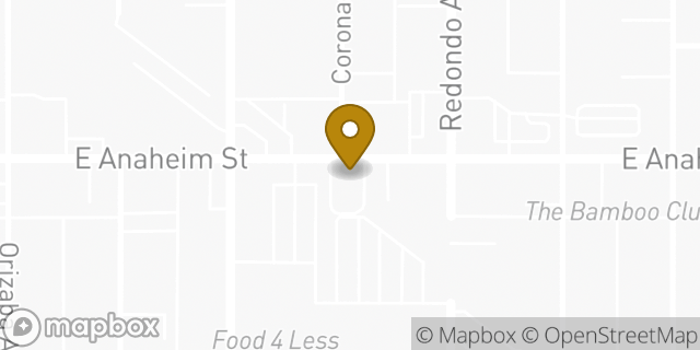 Map showing the location of McDonald's in Long Beach, CA 90804