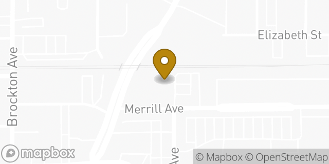 Map showing the location of Amazon Locker - Wister in Riverside, CA 92506