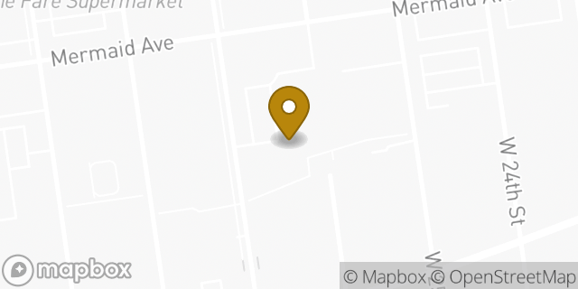 Map showing the location of Amazon Locker - Riha in Brooklyn, NY 11224