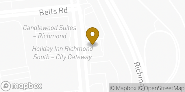 Map showing the location of Subway in Richmond, VA 23234