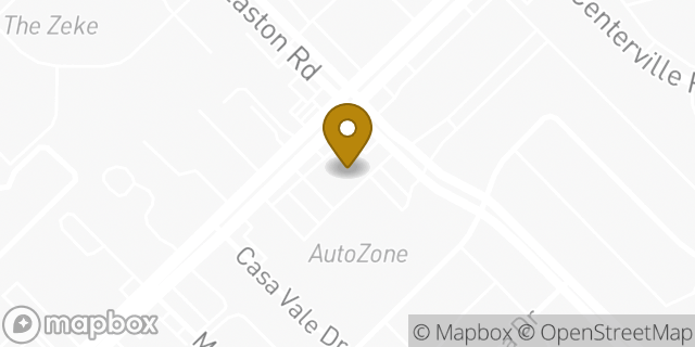 Map showing the location of Amazon Locker - Cloud in Dallas, TX 75218
