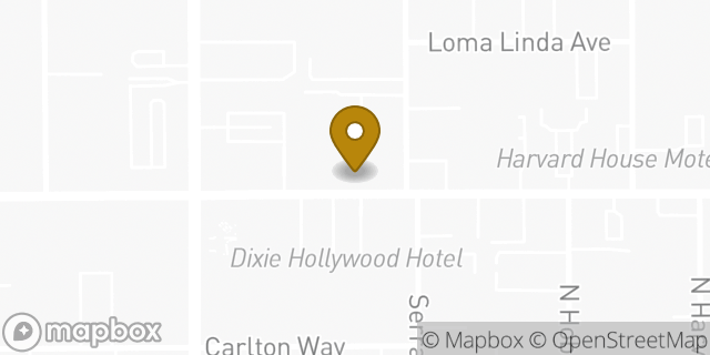 Map showing the location of The UPS Store #4381 Hollywood, California in Los Angeles, CA 90027