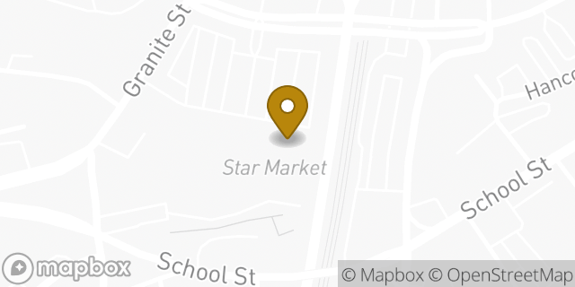 Map showing the location of Starbucks in Quincy, MA 02169