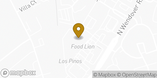 Map showing the location of Food Lion in Charlotte, NC 28211
