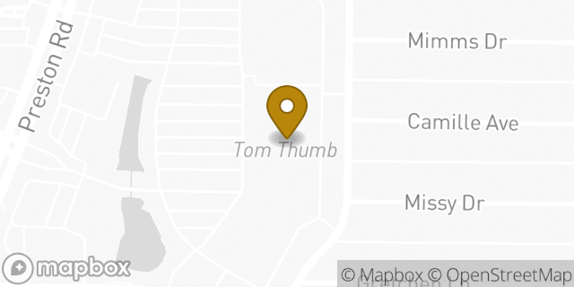 Map showing the location of Coinme in Dallas, TX 75252