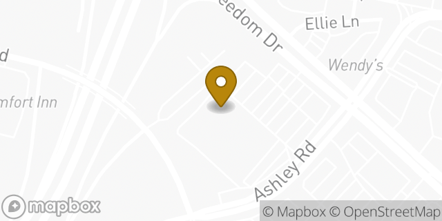 Map showing the location of Planet Fitness in Charlotte, NC 28208