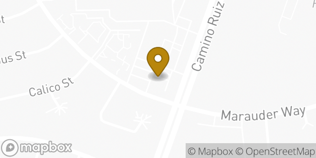 Map showing the location of Amazon Locker - Doe in San Diego, CA 92126