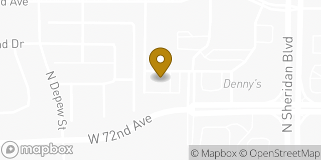 Map showing the location of 7-Eleven in Westminster, CO 80003
