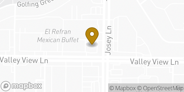 Map showing the location of McDonald's in Farmers Branch, TX 75234