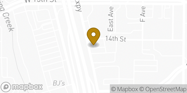Map showing the location of Budget Car Rental in Plano, TX 75074